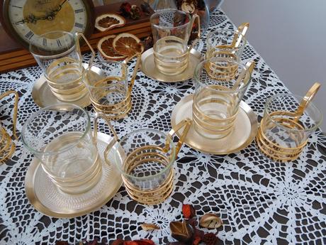 Simax-bohémia heat-coffé set sklo- na kávičku, 