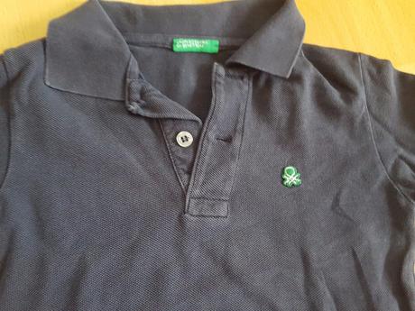 Modre tricko, benetton,80