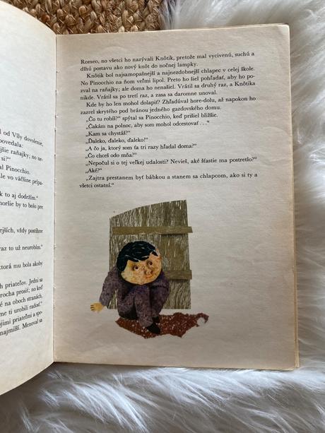 Pinocchio carlo collodi krásna retro kniha (1966),