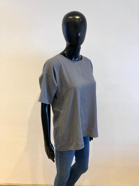 Dámska sivá blúzka s rozparkom f&f (38), f&f,m