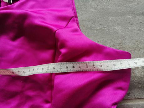 Sýtoružový saténový top top shop v40 "magenta", topshop,40