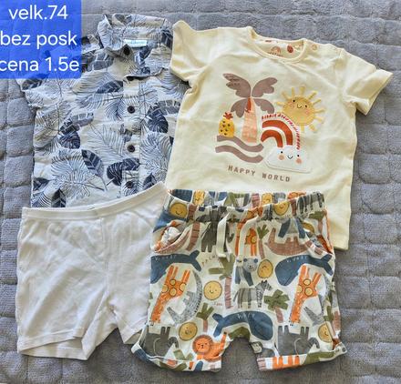 Letný balik pre chlapca  velkost 74, 68–80
