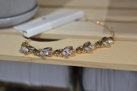 Zlato-ružová sada šperkov, h&m