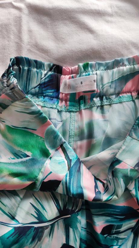 Culotte nohavice, zara,128