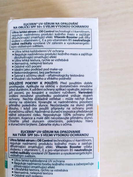 Eucerin uv sérum, 