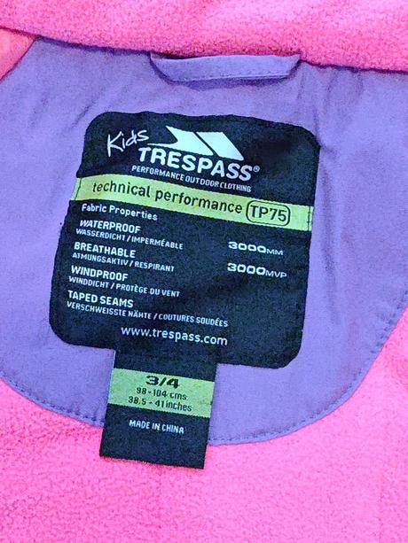 Trespass dievčenská kvalitná suprava, 110