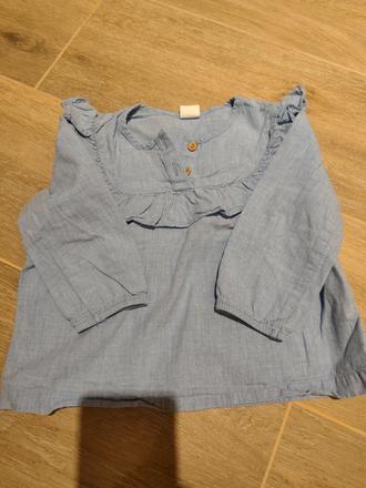 Tenučká ľahká blúzka/košeľa h&m, h&m,86