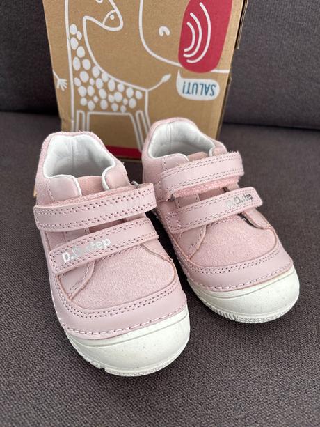 D.d.step topánky s082 baby pink v22 nové, d.d.step,22