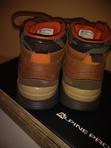 Zateplené topánky, alpine pro,34