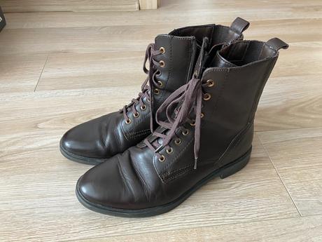 Kožené členkové topánky, lasocki,38