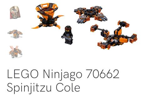 Lego ningago 70662 a ningago 70645, 