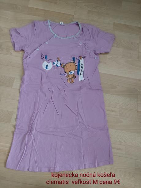 Kojenecká nočná košeľa, clematis,m