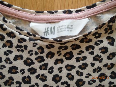 Tričko hm 2xoblečené, h&m,110