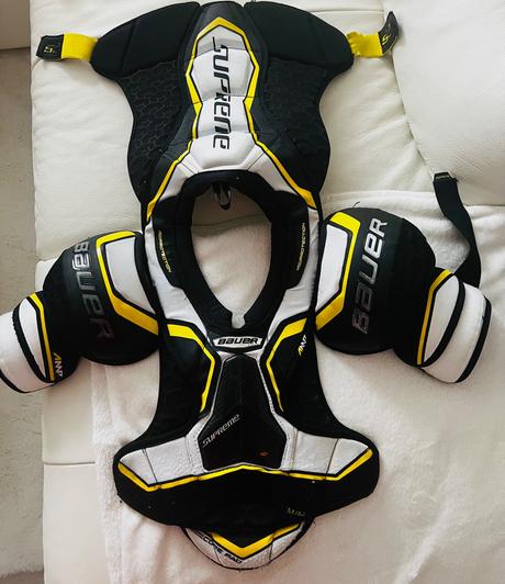 Hokejová vesta - chrániče ramien, bauer,m
