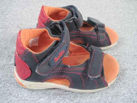 Sandále tmavomodro-červené, bobbi shoes,25