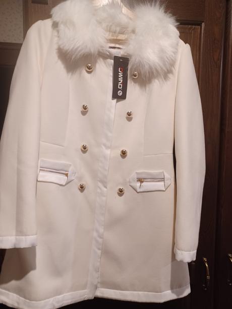 Smotanový prechodný kabátik, s