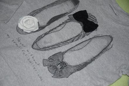 Nadherna mikinka s 3d balerinkami na 7r. top stav, next,122