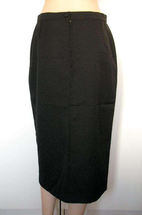 Sexi čierna puzdrová sukňa, l