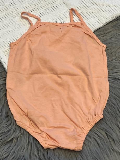 Dievčenské body broskyňové h&m (74), 74
