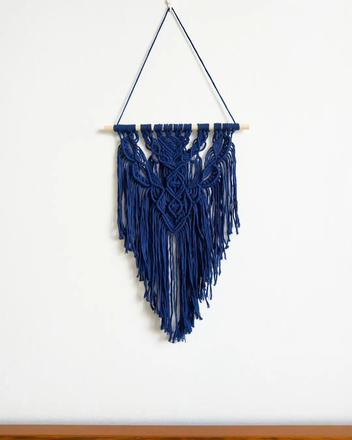 Macrame dekorácia na stenu, 