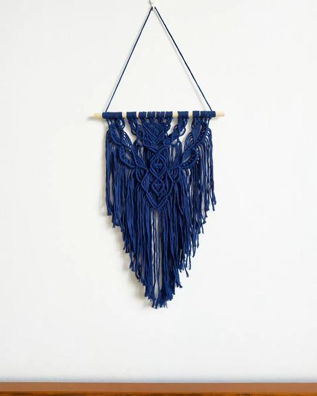 Macrame dekorácia na stenu, 