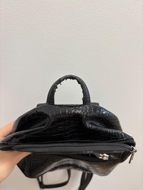 Čierny malý batoh, h&m