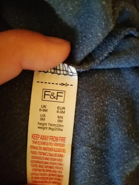 Body, dlhý rukáv, veľ. 74, f&f,74