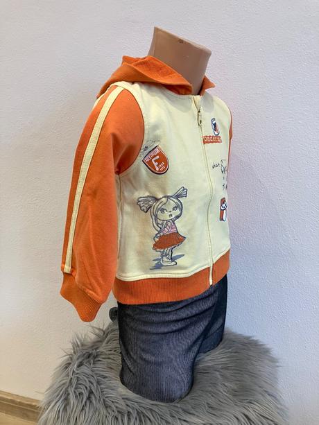 Dievčenská mikina s kapucňou frog (86-92), frog,86