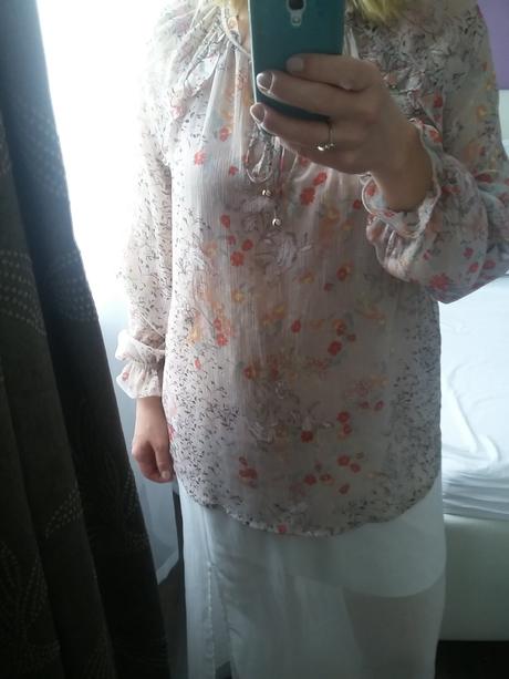 Blúzka s tielkom, marks & spencer,l