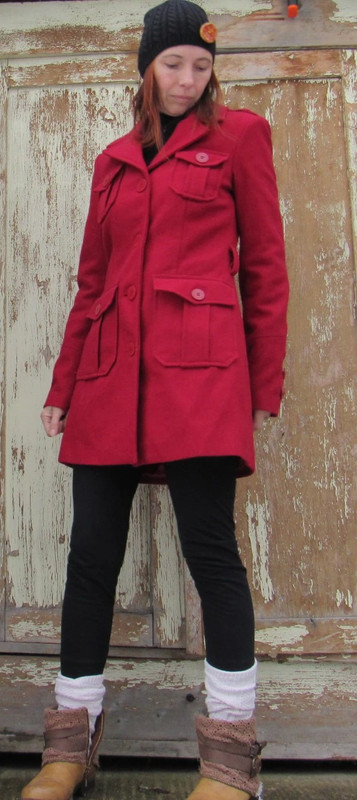 Vlnený kabátik, stradivarius,s