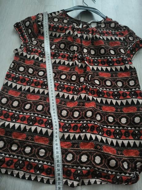 Vzorovaná blúzka, h&m,s