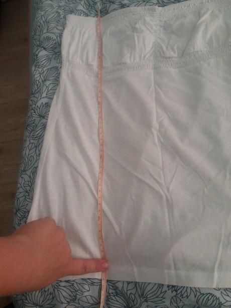 Tričko bez ramienok biele, terranova,l