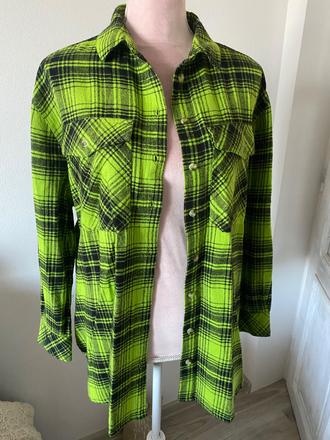 Károvaná košeľa topshop, topshop,s