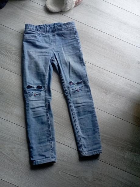 Rifle s mačičkami, h&m,110