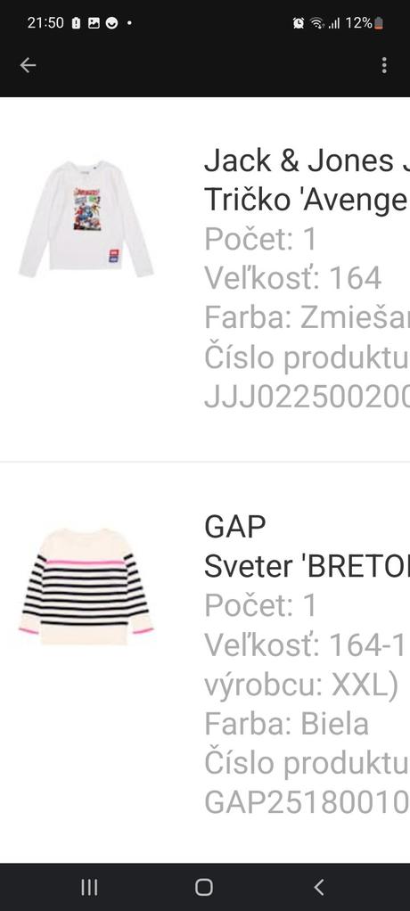 Pulover gap, gap,164