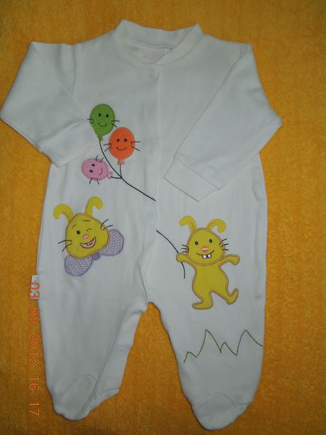 Bavlnene dupačky dlhý rukav , 62