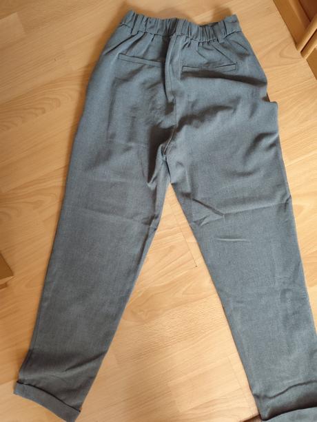 Šedé nohavice, pull&bear,xs