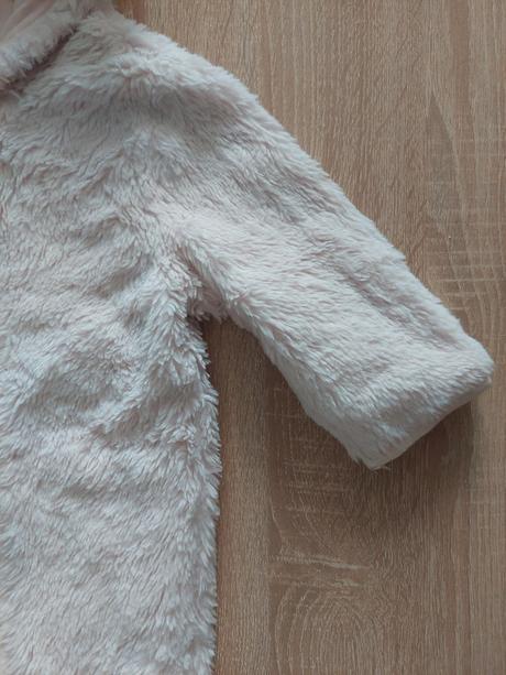 Teplý plyšový zimušný overal "jednorožec" veľ.74, marks & spencer,74