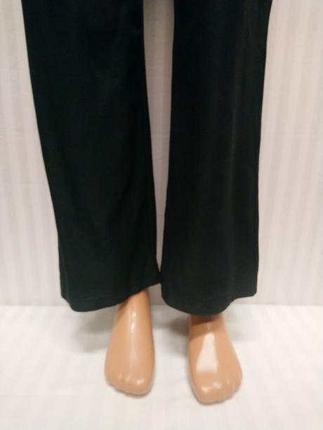 Dámske elastické čierne nohavicové tepláky nike, l, nike,l