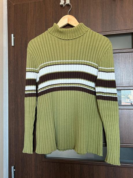 Zelený sveter s rolákom, 