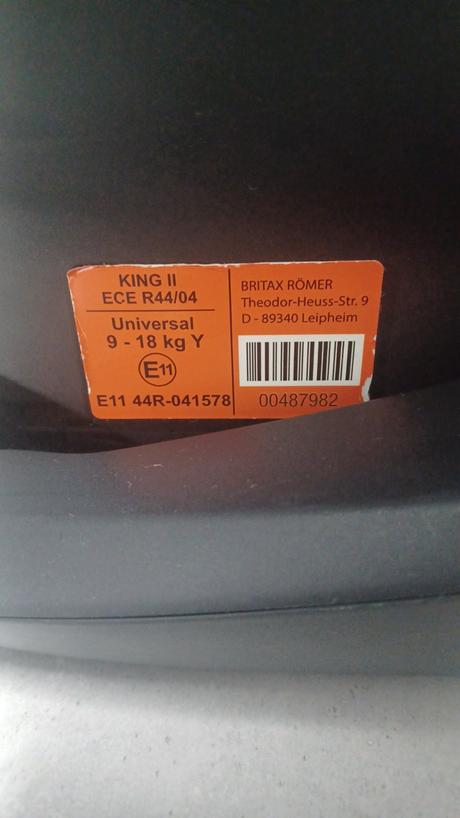 Autosedačka britax römer king ii, britax
