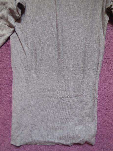 Siva tunika svetrik, s