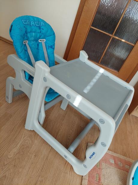 Detská jedálenská stolička gracia 2v1, 