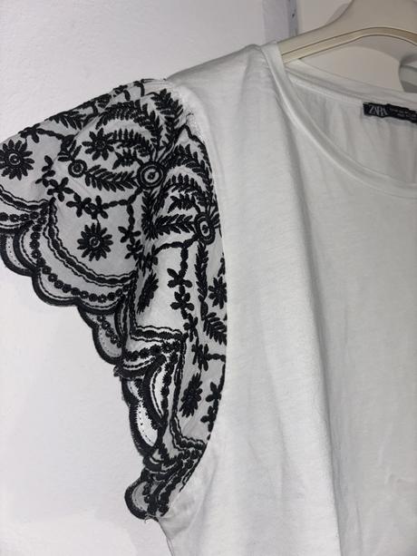 Top s výšivkou zara m, zara,m