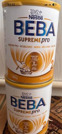 Beba supreme pro 2 od 6 mesiacov 2 krabičky,