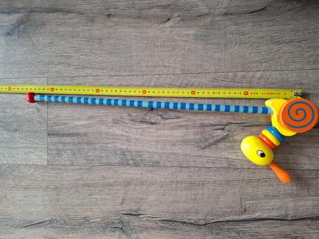 Drevená kačka na tlačenie, 