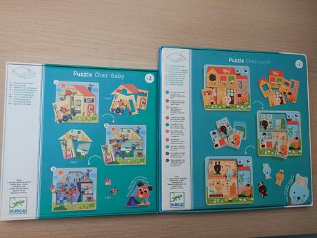 Djeco vrstvené drevené puzzle, 