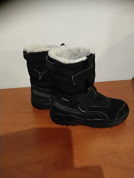 Čierne zimné topánky puma, puma,30