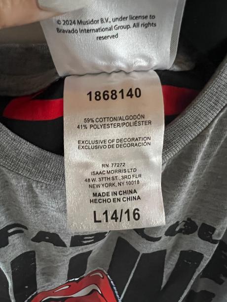 Tričko rolling stones 14/16, 164