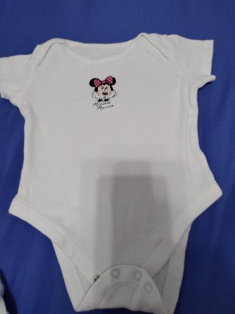 Biele body minnie bez poskod 68 az 80, f&f,74